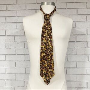 Paradise Men’s‎ Button Print Silk Tie